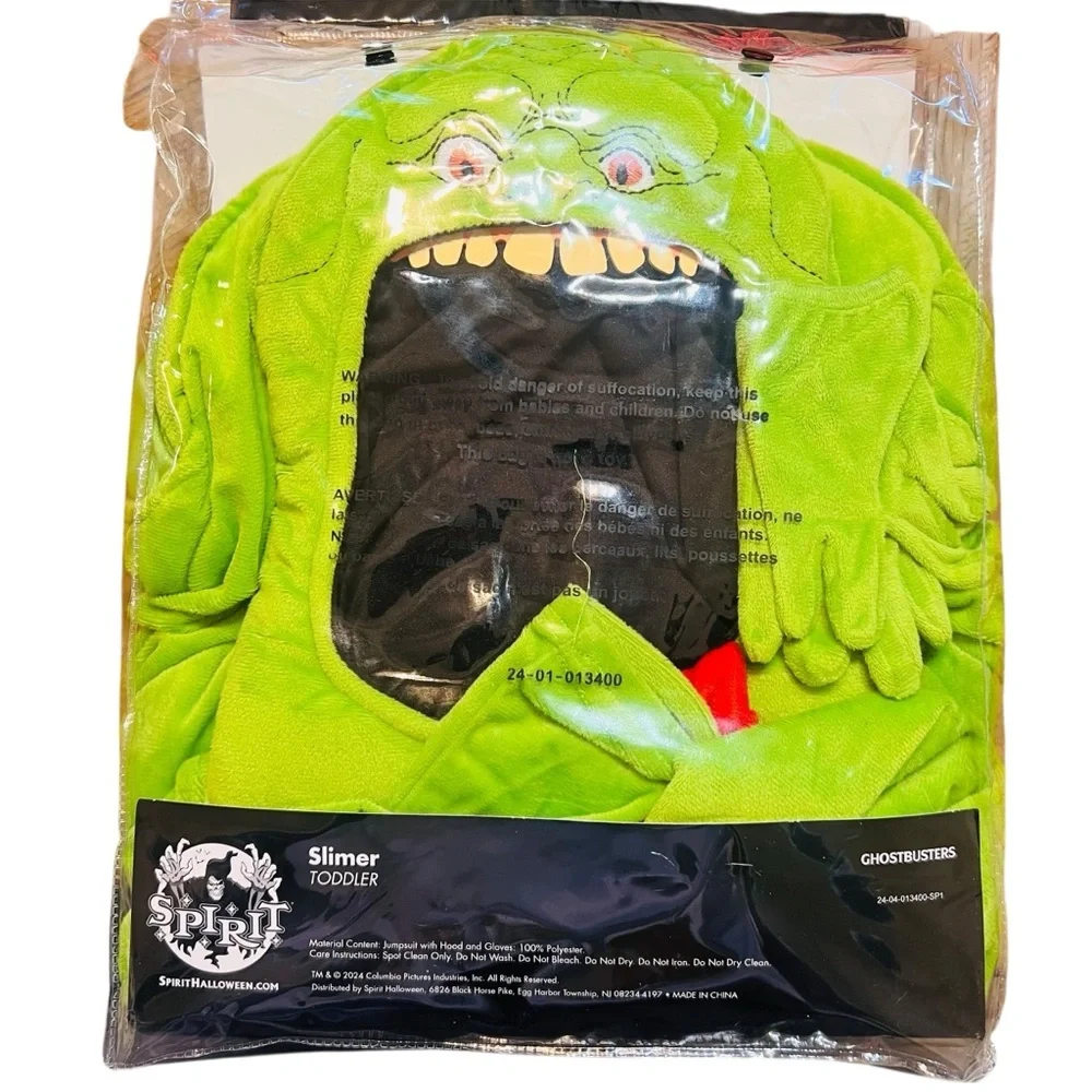 Spirit Ghostbusters Slimer Toddler Costume - Green 2T - Picture 9 of 9